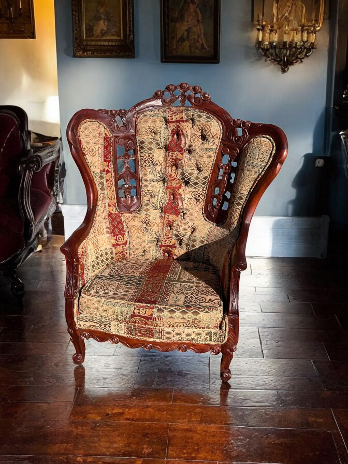 🌟 Conjunto de Sala Vintage Exclusivo en Rosarito Antiques 🌟