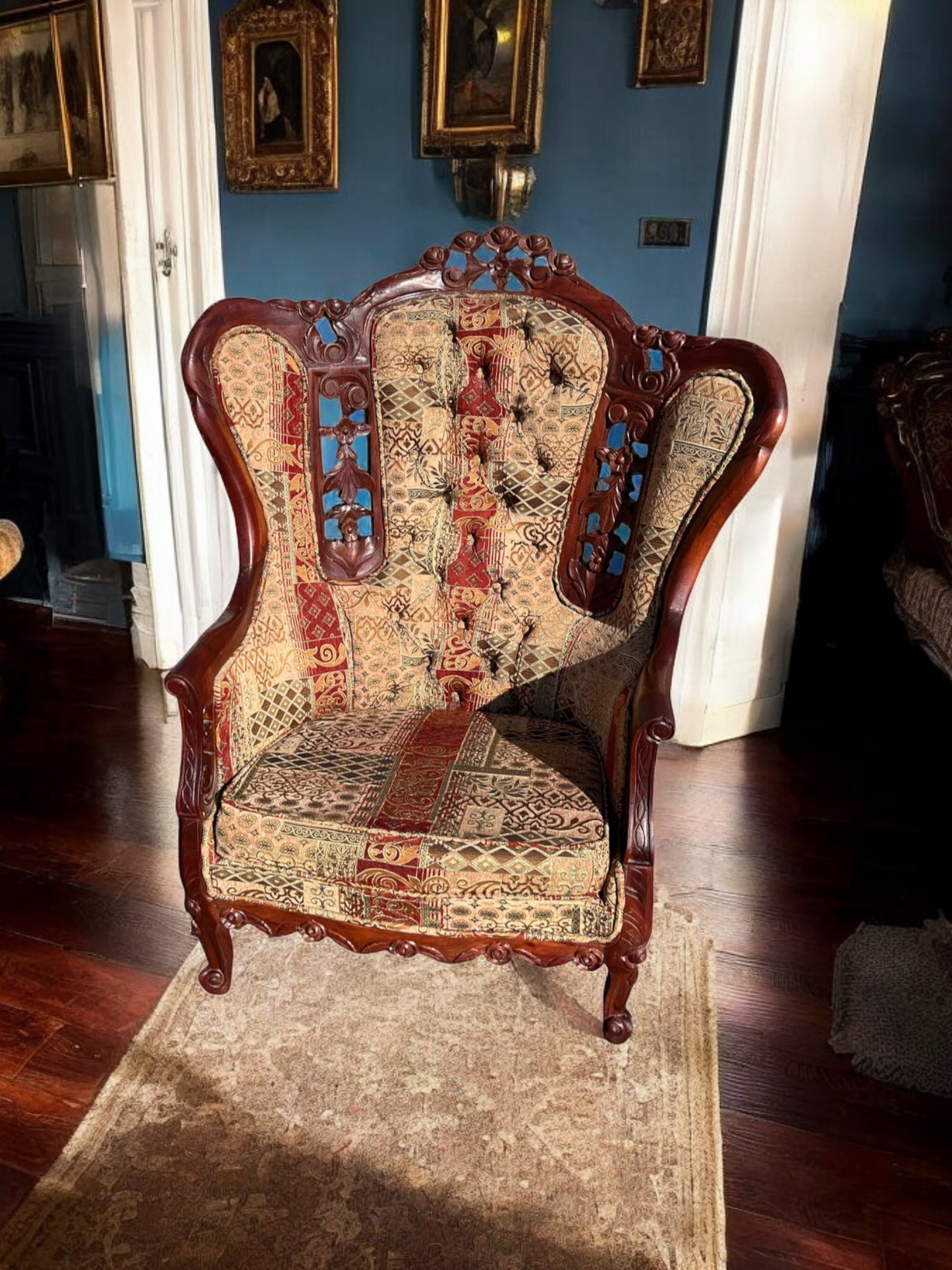 🌟 Conjunto de Sala Vintage Exclusivo en Rosarito Antiques 🌟