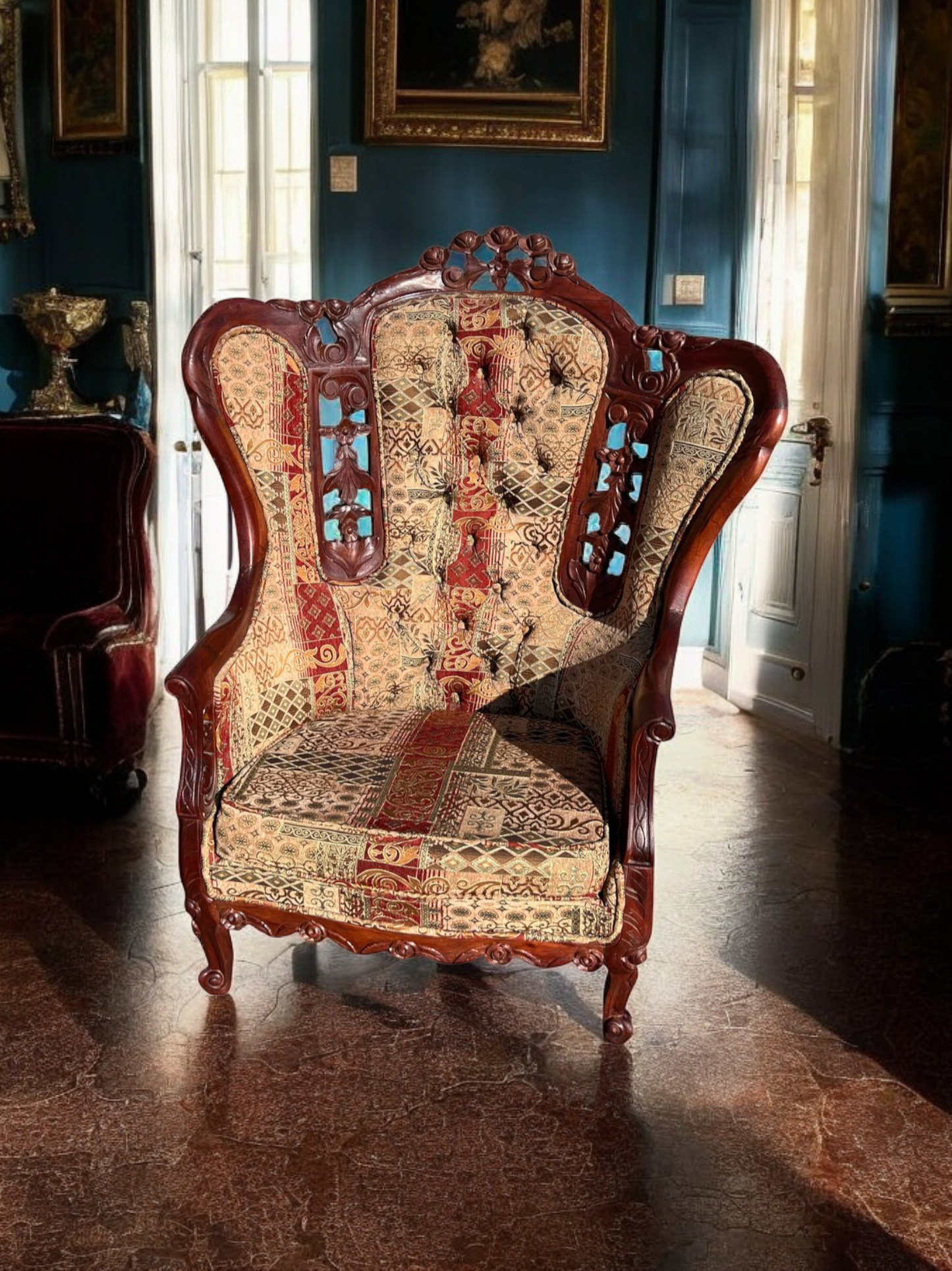 🌟 Conjunto de Sala Vintage Exclusivo en Rosarito Antiques 🌟