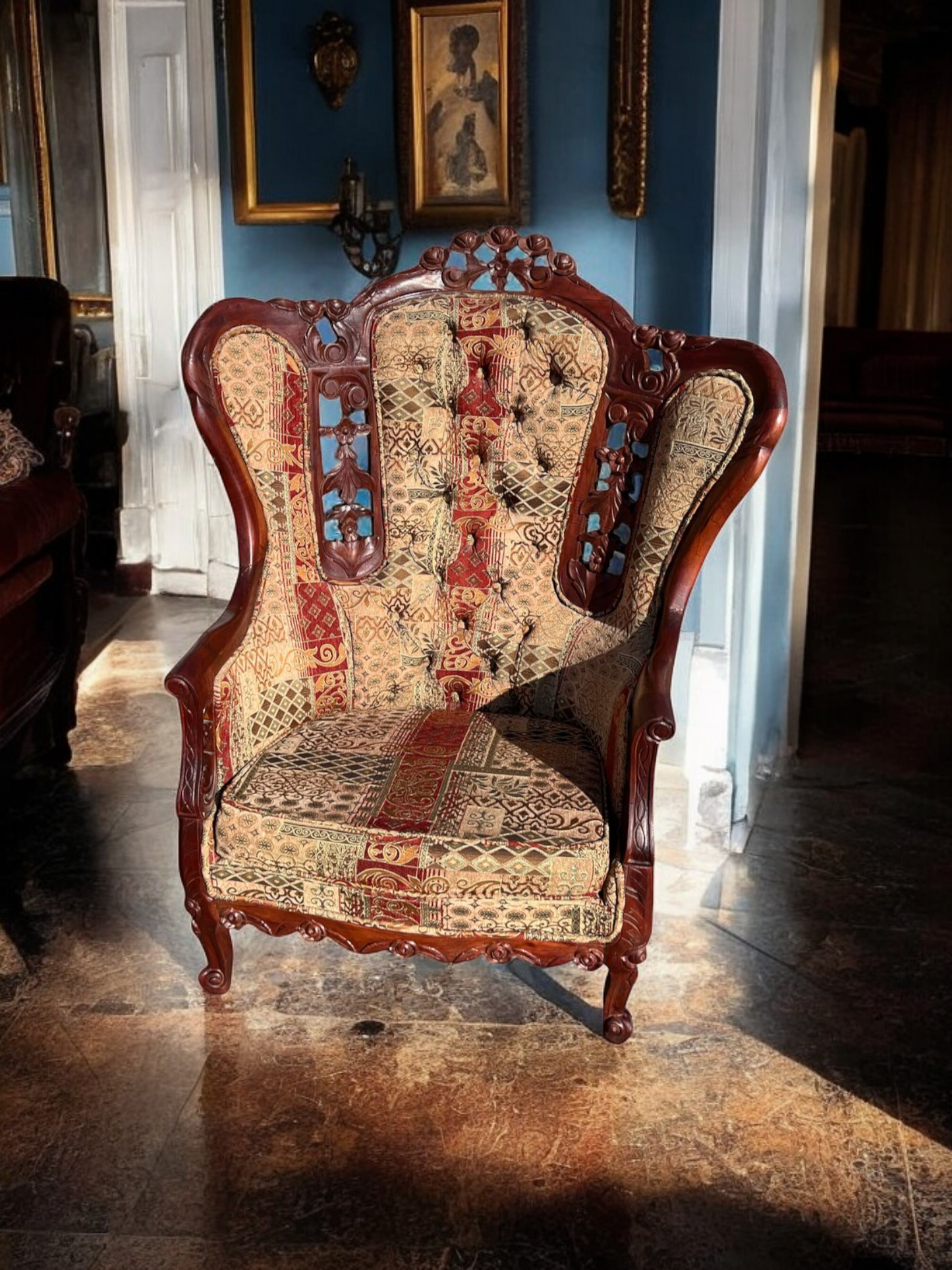 🌟 Conjunto de Sala Vintage Exclusivo en Rosarito Antiques 🌟