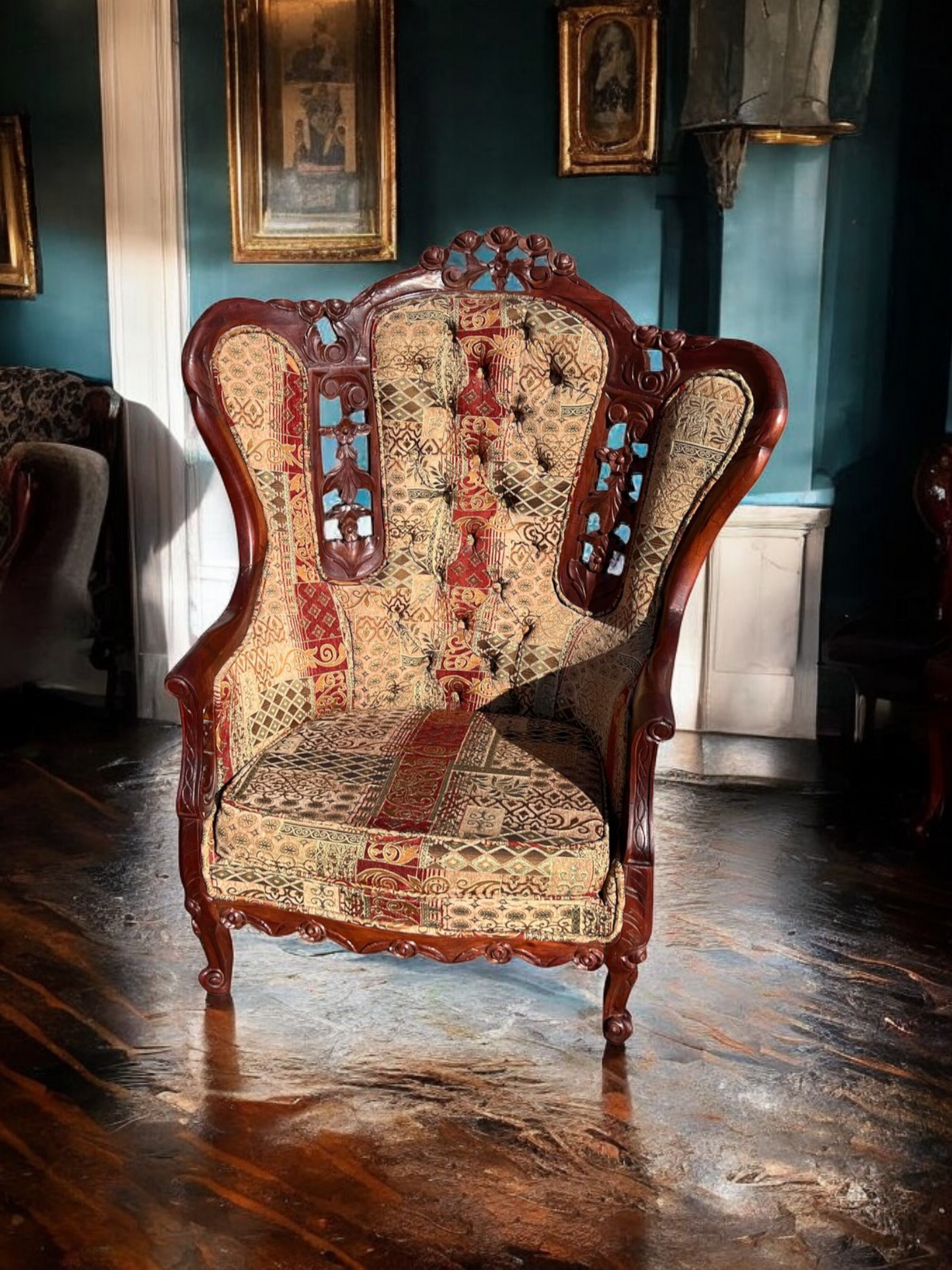 🌟 Conjunto de Sala Vintage Exclusivo en Rosarito Antiques 🌟