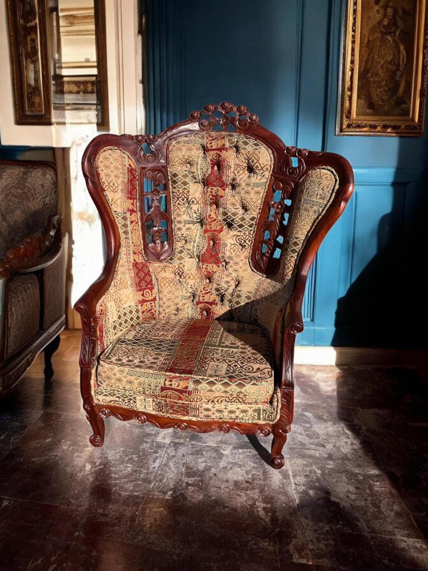 🌟 Conjunto de Sala Vintage Exclusivo en Rosarito Antiques 🌟