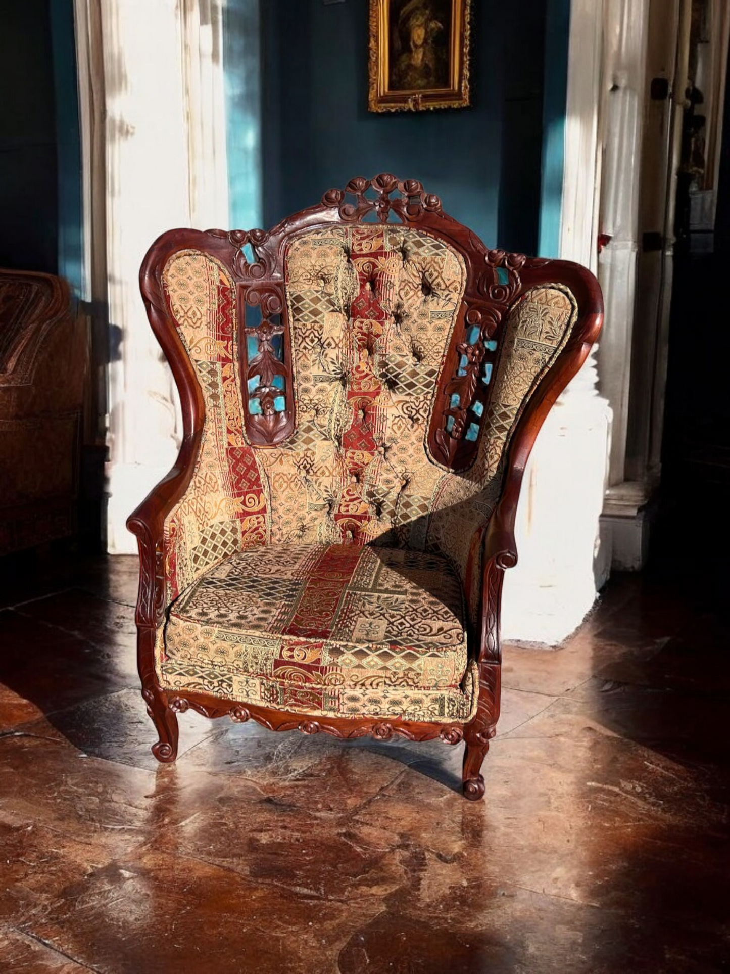 🌟 Conjunto de Sala Vintage Exclusivo en Rosarito Antiques 🌟