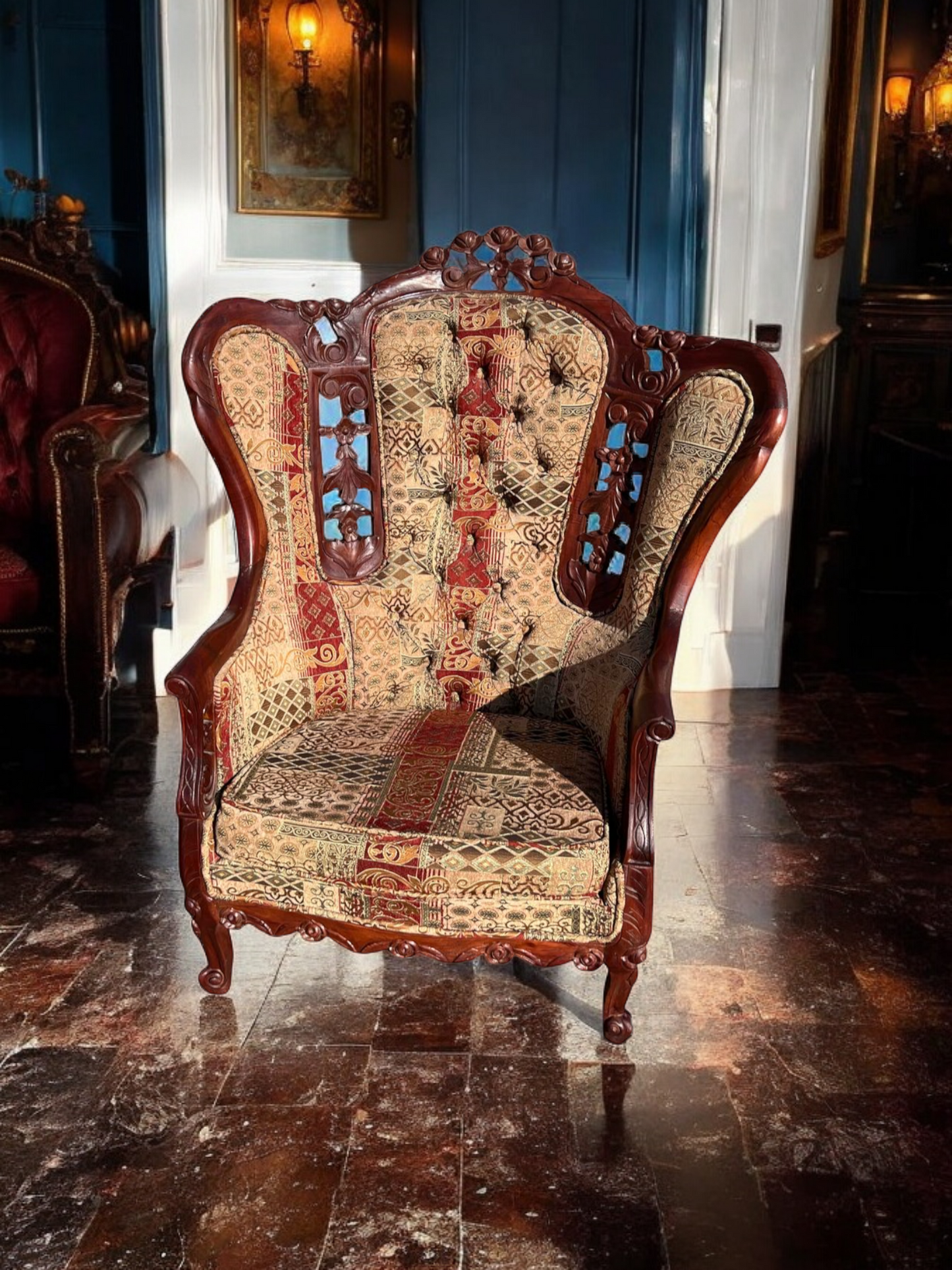 🌟 Conjunto de Sala Vintage Exclusivo en Rosarito Antiques 🌟