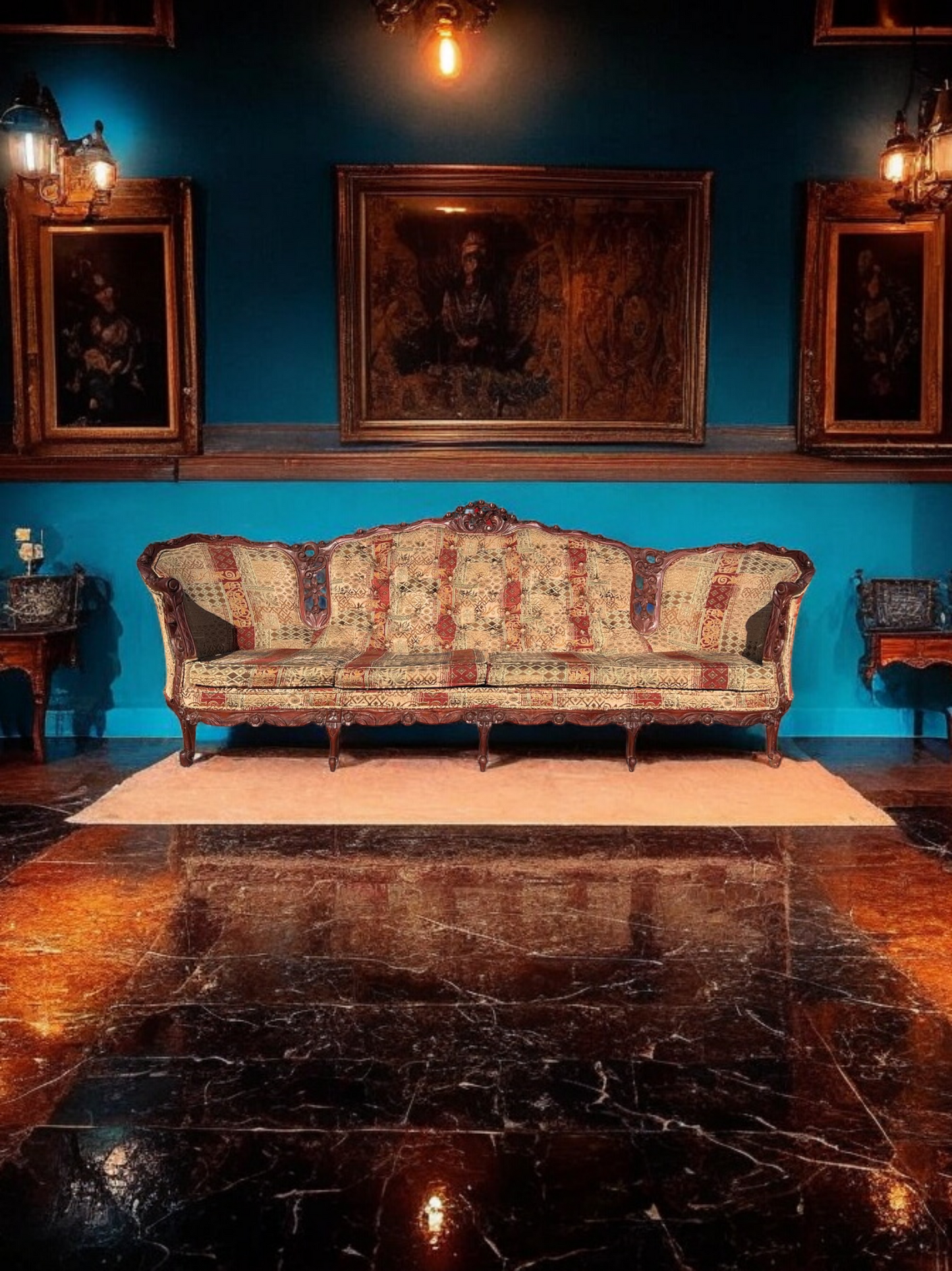 🌟 Conjunto de Sala Vintage Exclusivo en Rosarito Antiques 🌟