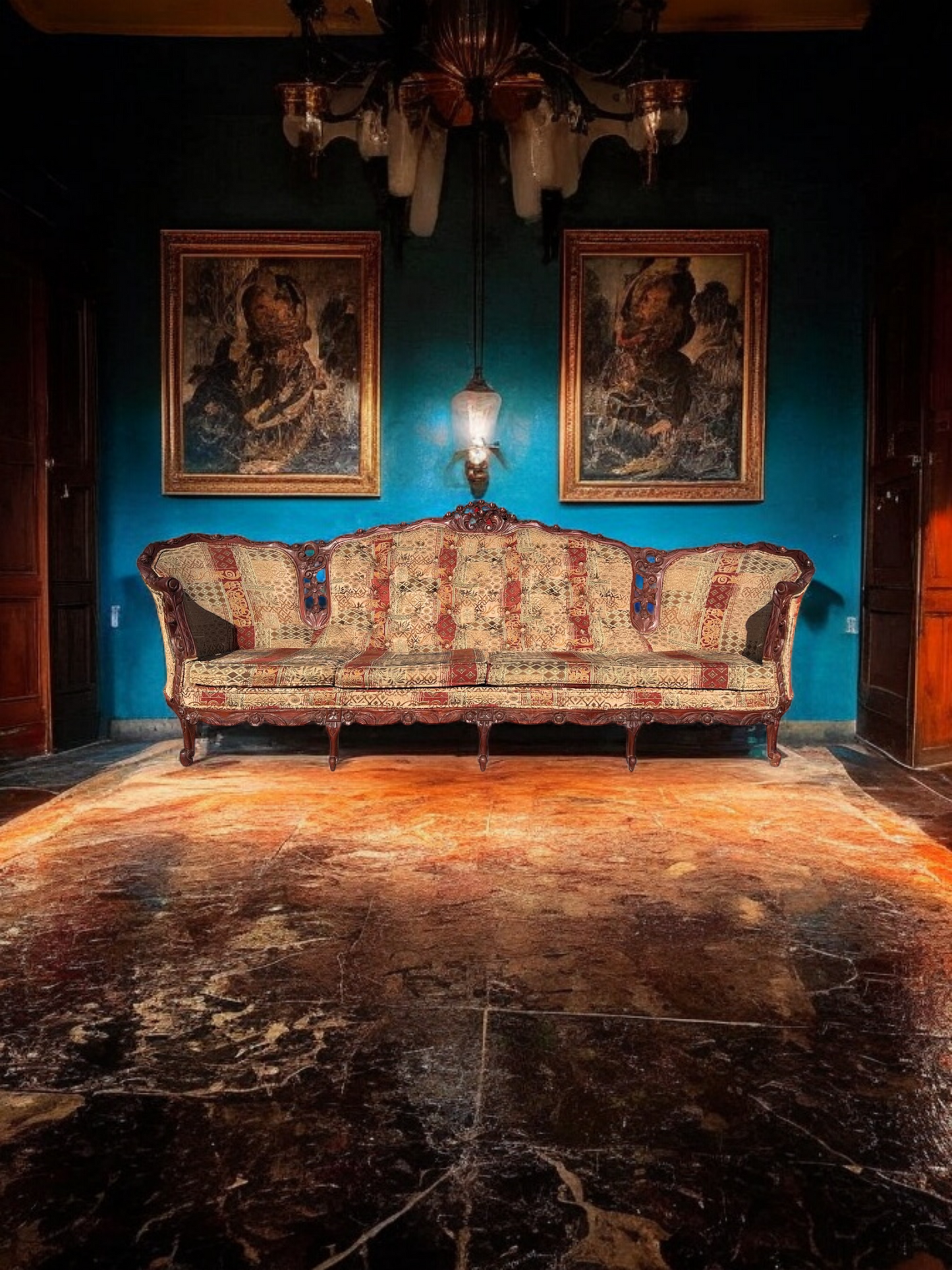 🌟 Conjunto de Sala Vintage Exclusivo en Rosarito Antiques 🌟