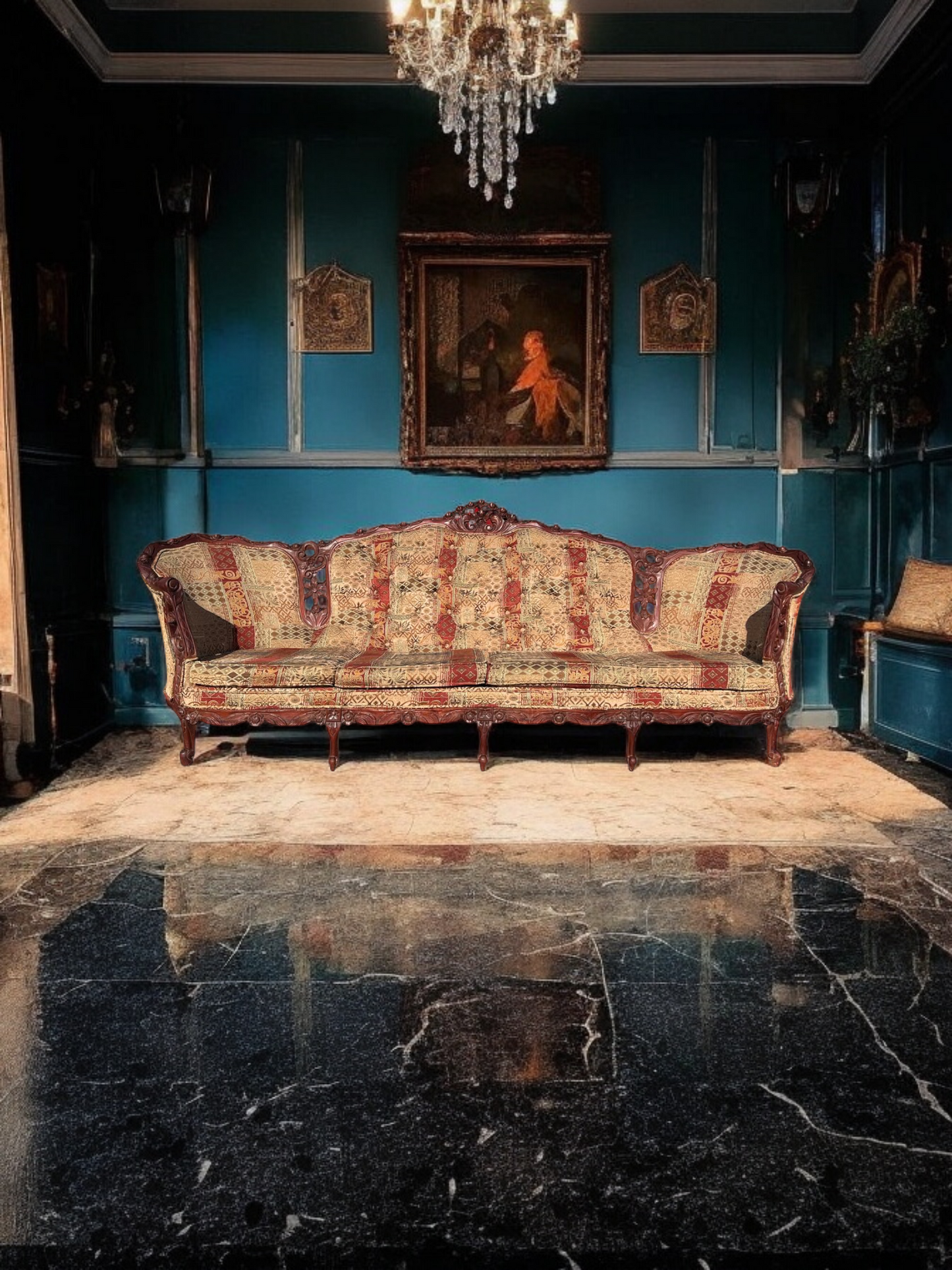 🌟 Conjunto de Sala Vintage Exclusivo en Rosarito Antiques 🌟