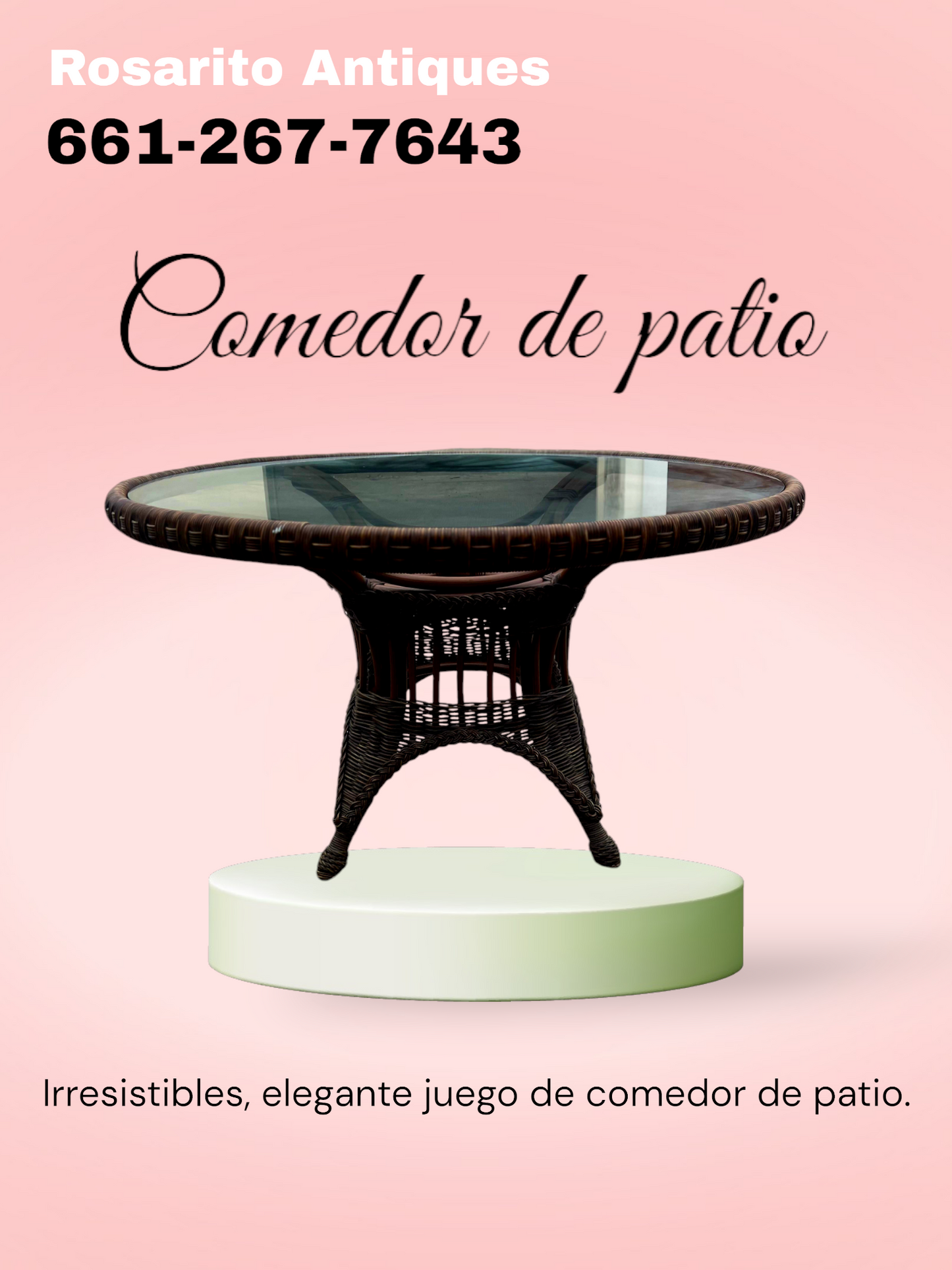 🌞 ¡Comedor de Patio! 🌞