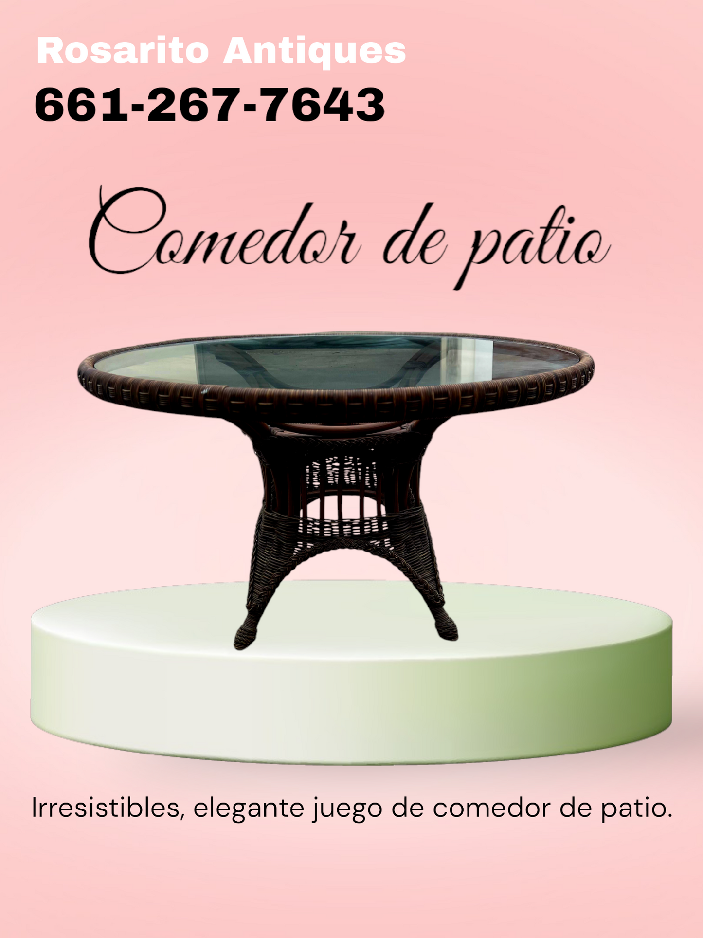 🌞 ¡Comedor de Patio! 🌞