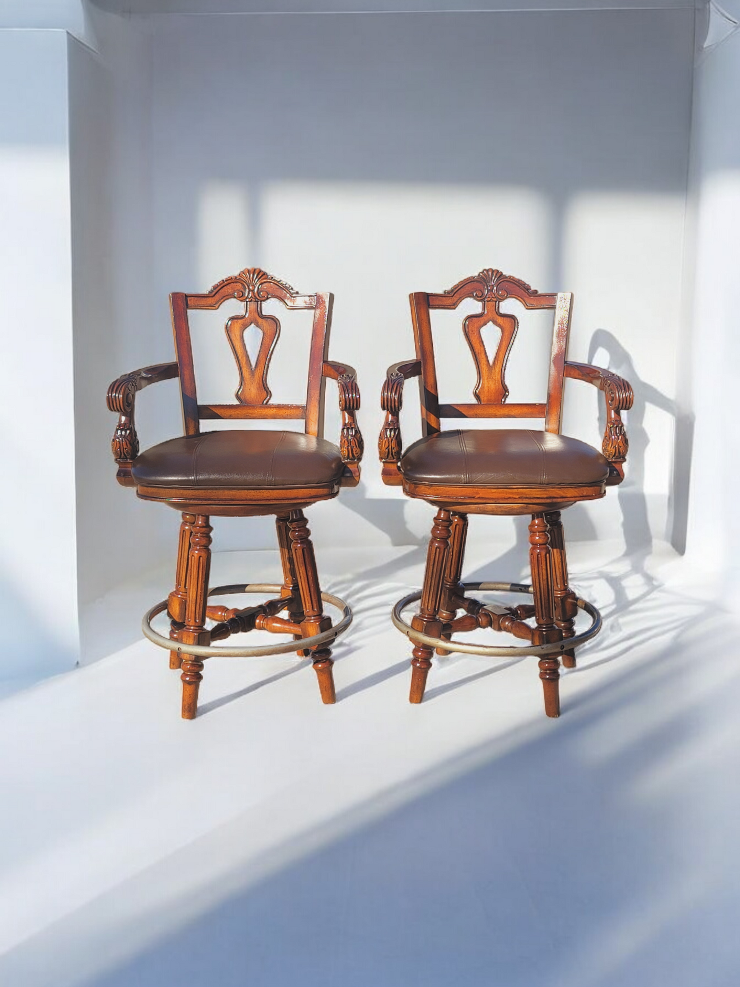 🪑🪑🪑🪑Juego de Bancos Giratorios Elegantes - Ashley Furniture Signature Design Northshore 🪑🪑🪑🪑