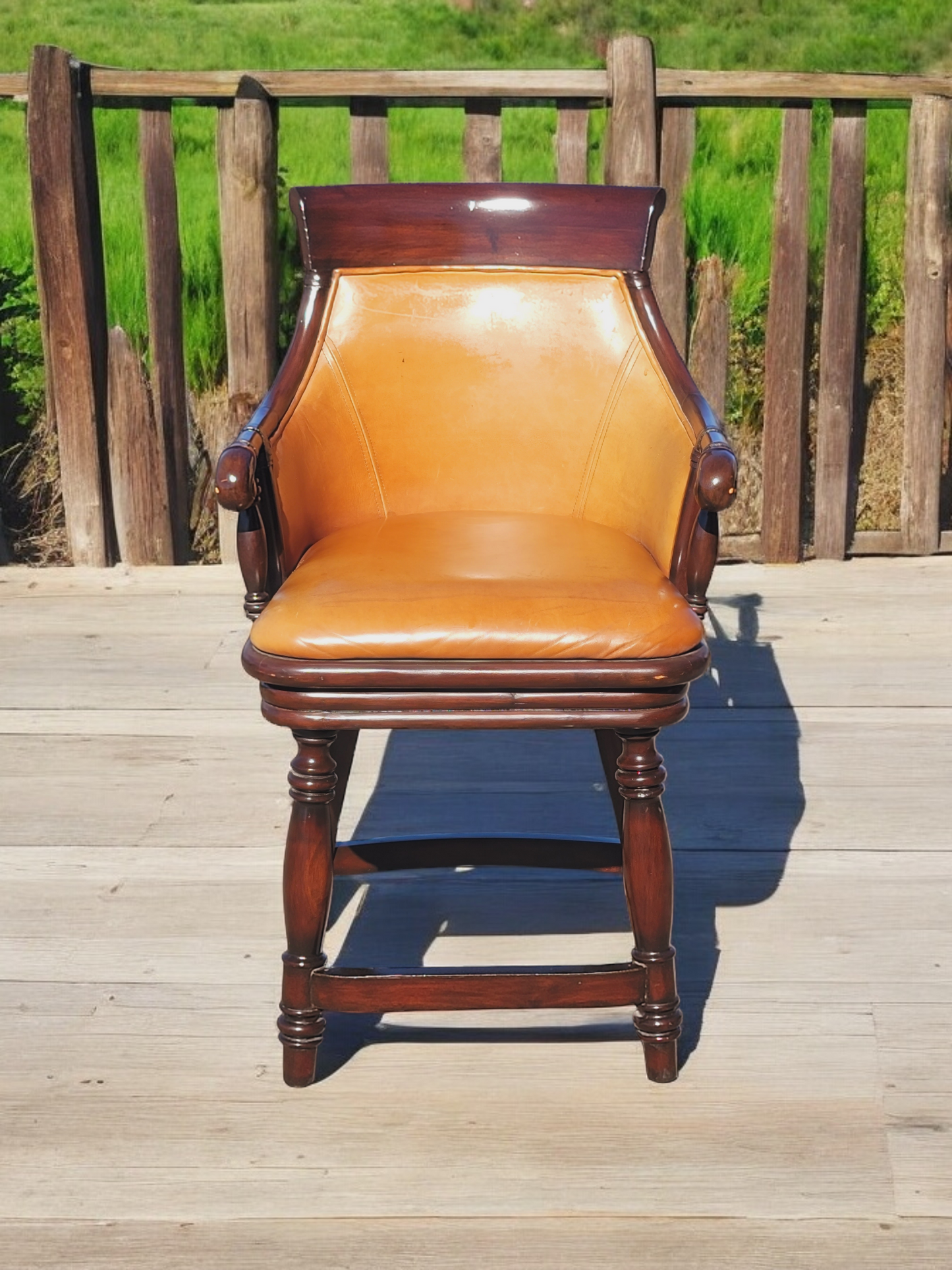 🏡🪑🪑🪑🪑 4 Bancos Tapizados En Piel! 🪑🪑🪑🪑🏡