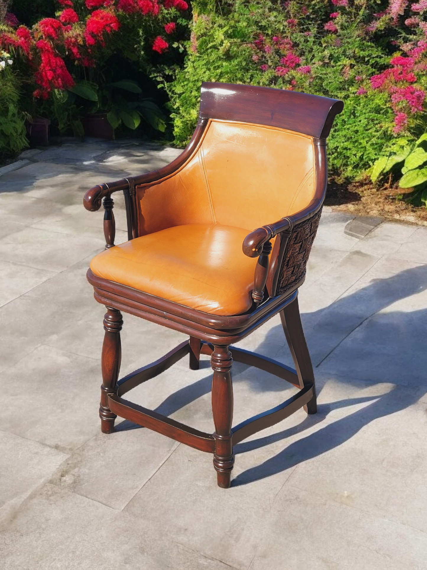 🏡🪑🪑🪑🪑 4 Bancos Tapizados En Piel! 🪑🪑🪑🪑🏡