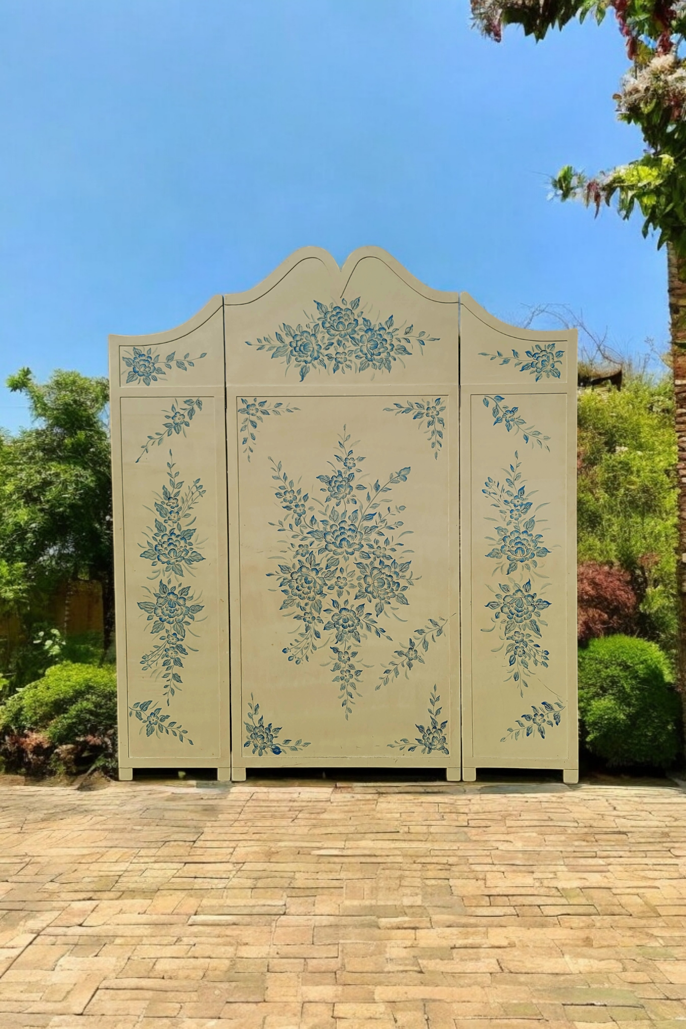 🌟 Biombo Oriental de 3 Paneles Estilo Vintage 🐉🖌️🇨🇳