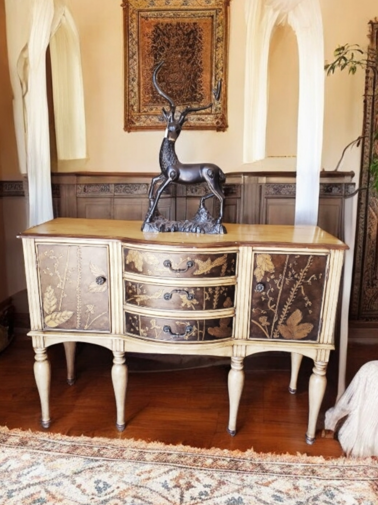 🔱🎎Credenza/Bufetero de Estilo Oriental 🎎🔱