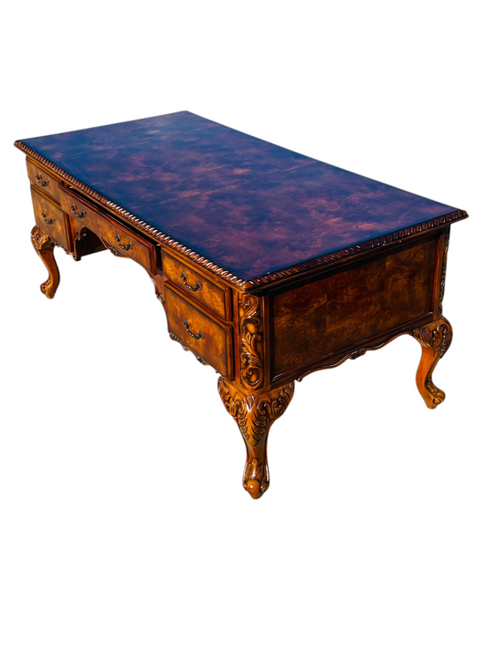 ✨Escritorio Ejecutivo Tradicional De Madera De Nogal✨