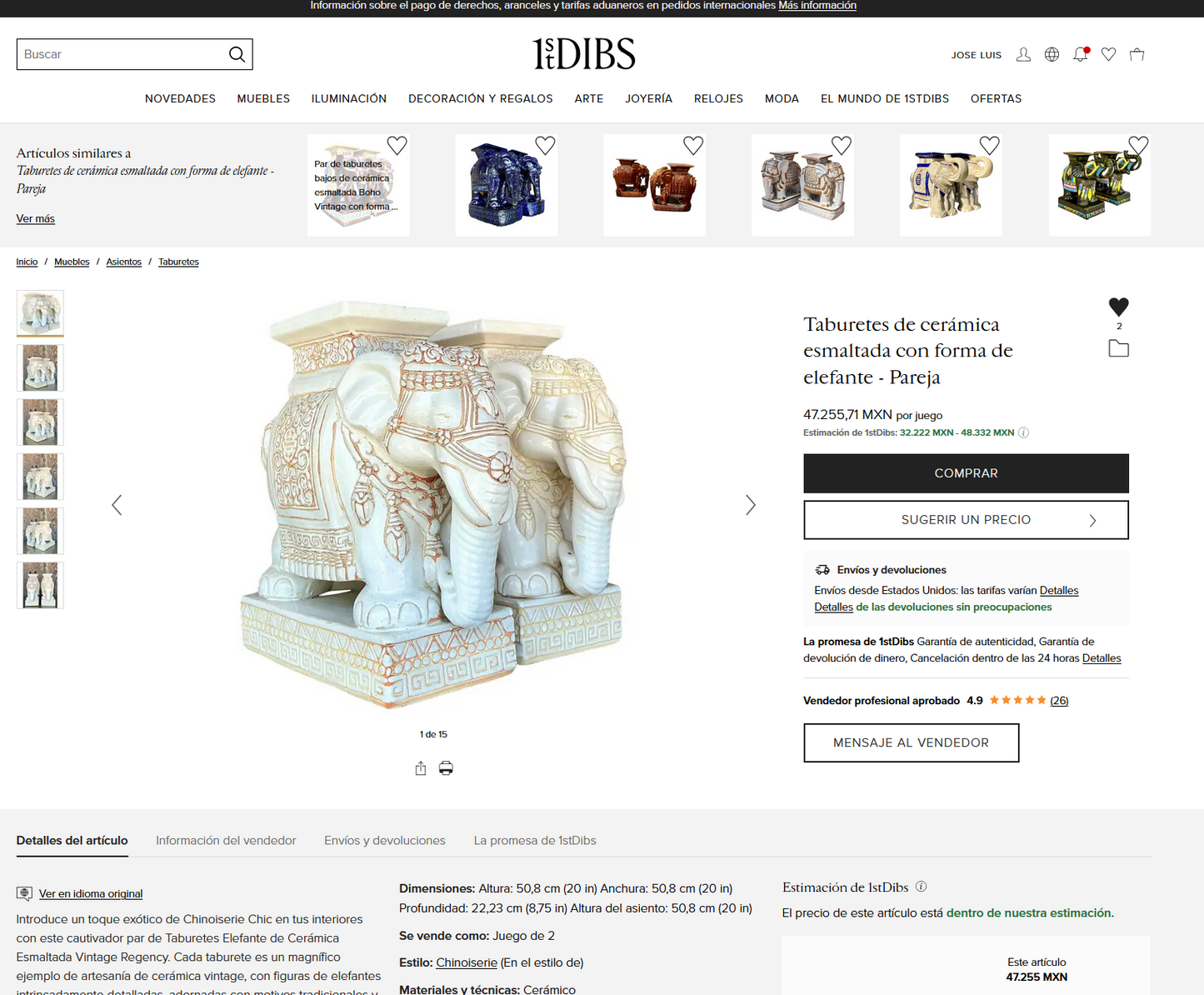 ππππΌοΈ Vintage Regency Glazed Ceramic Elephant Stools πππ