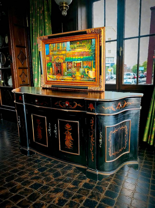 🌿Bufetero Clásico con Ave Fénix – Obra Maestra de Ultimate Accents🌿