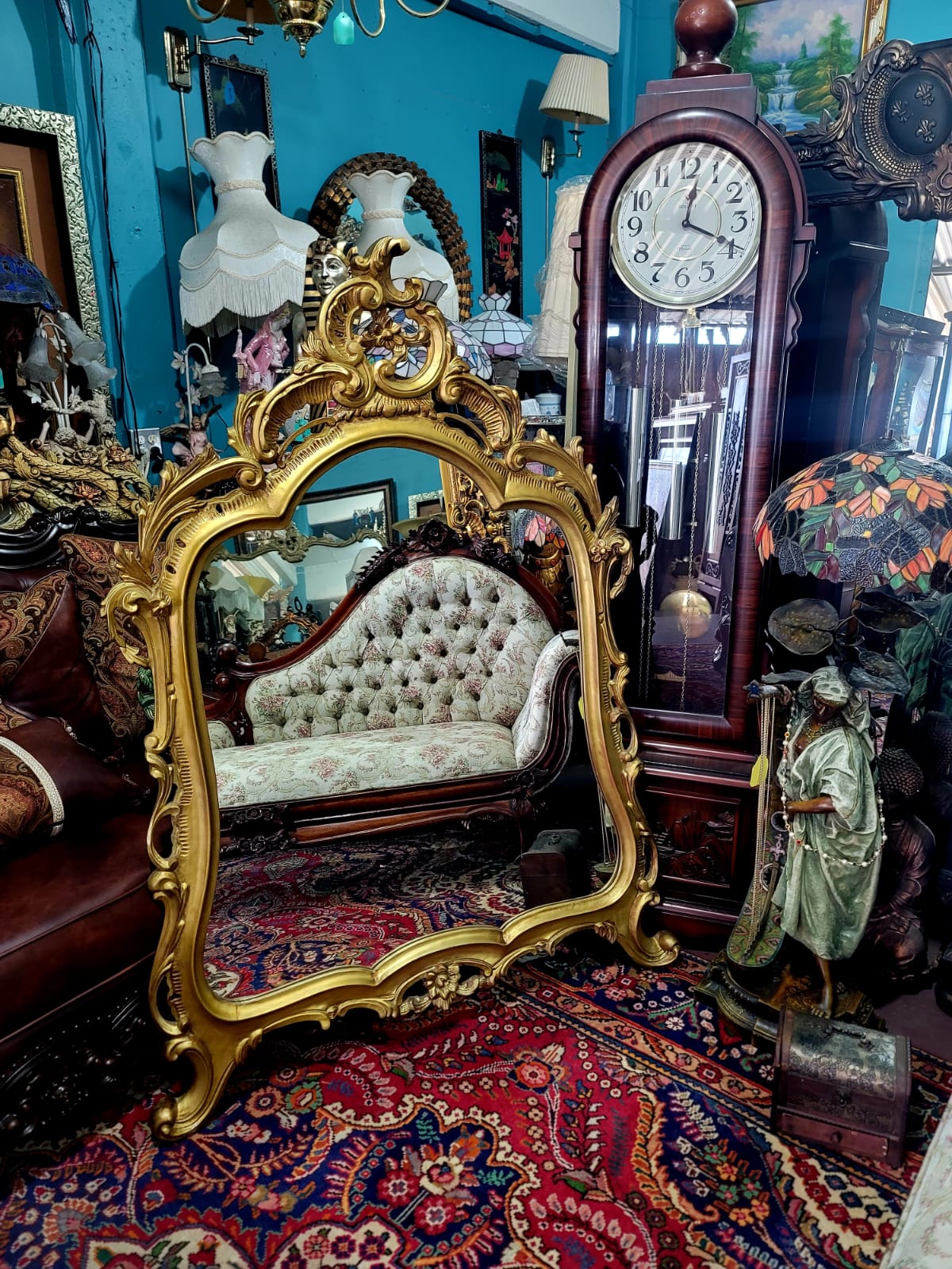 ✨Espejo De Madera Tallado A Mano Elegancia Artesanal en Cada Detalle✨