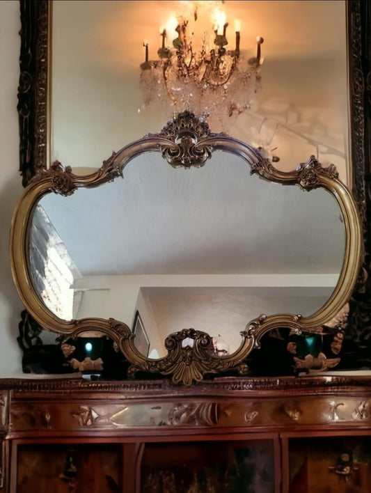 🍁Espejo estilo antiguo color oro🍁