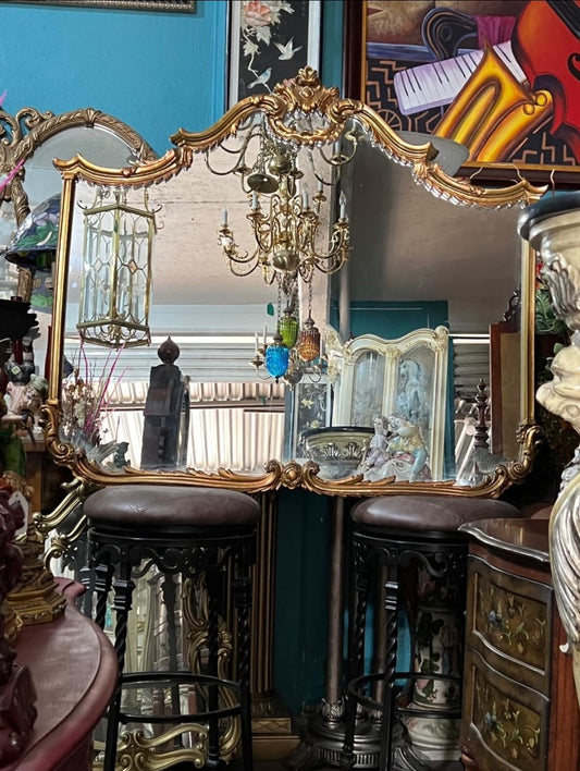 ✨🪞✨ ¡Espejo Vintage Hollywood Regency! ✨🪞✨