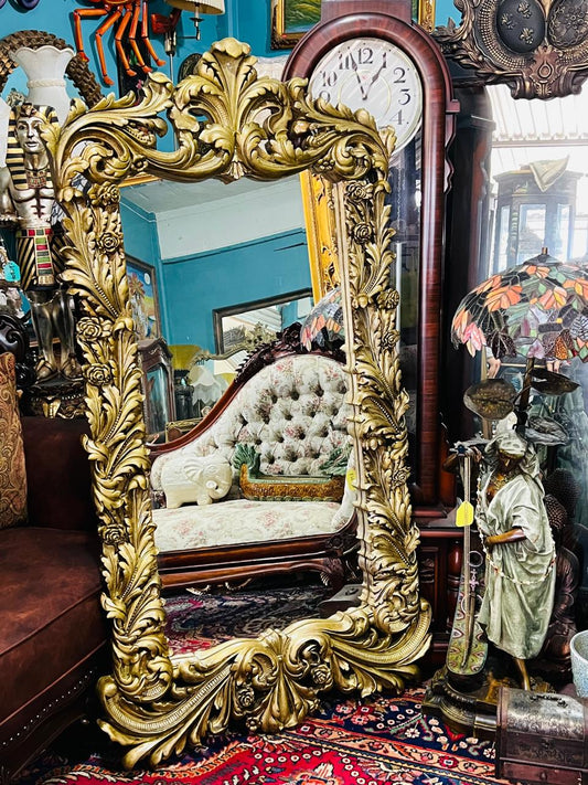🪞✨🪞Espejo Alto Vintage Color Oro Envejecido 🪞✨🪞
