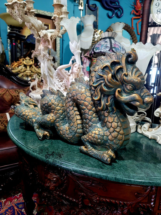 🐉 Figura Decorativa de Dragon Oriental en Resina 🐉