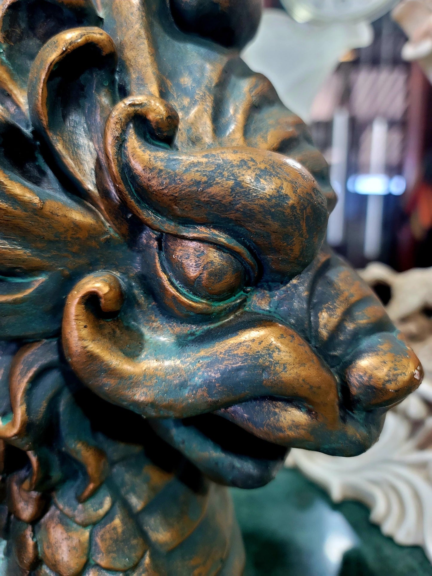 🐉 Figura Decorativa de Dragon Oriental en Resina 🐉