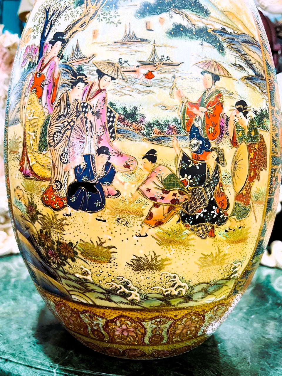 🐉💎 Huevo oriental de porcelana fina: el toque perfecto para tu decoracion💎🐉