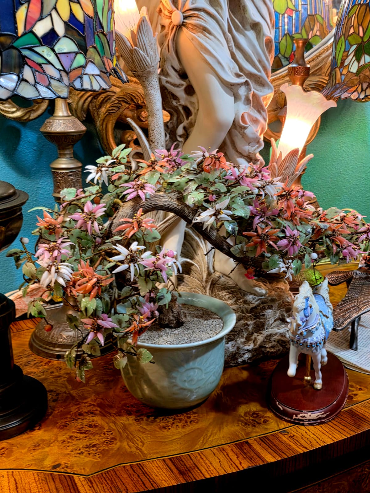 🌿✨ Bonsai Coleccionable en Jade – Arte y Elegancia Natural ✨🌿