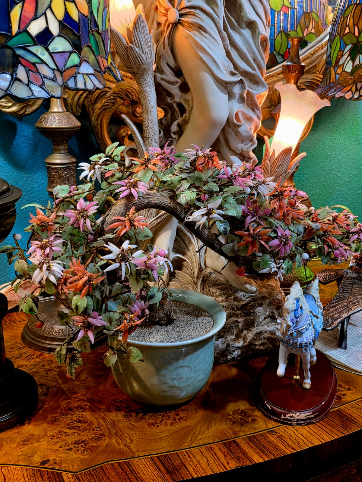 🌿✨ Bonsai Coleccionable en Jade – Arte y Elegancia Natural ✨🌿