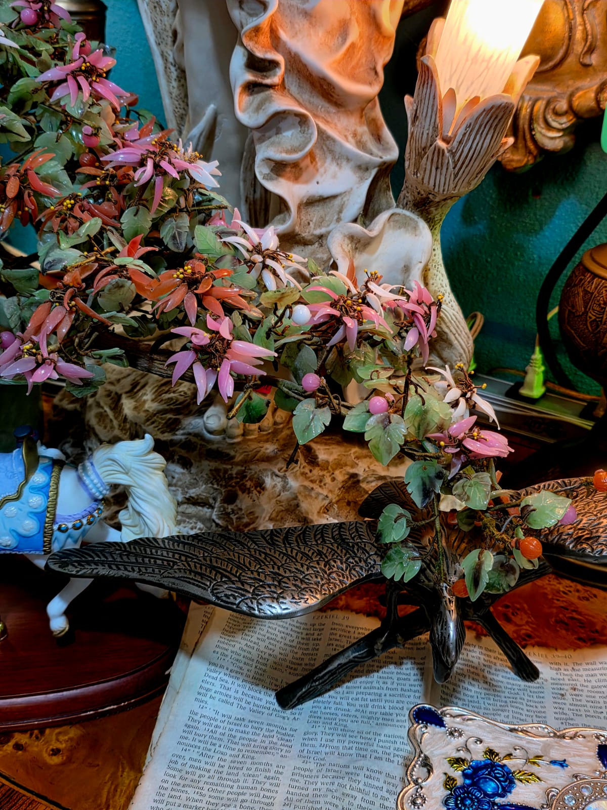 🌿✨ Bonsai Coleccionable en Jade – Arte y Elegancia Natural ✨🌿