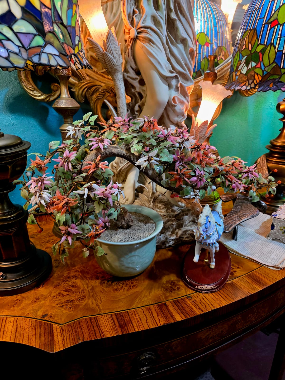🌿✨ Bonsai Coleccionable en Jade – Arte y Elegancia Natural ✨🌿
