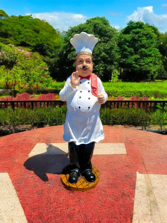 👨🍳 “Chef Apasionado” — Escultura de Autor en Resina Pintada a Mano 👨🍳