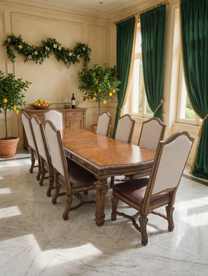8-Seater Dining Set Casa Mollino Model β Ashley Furniture, Classic Elegance with History β¨πͺπ·