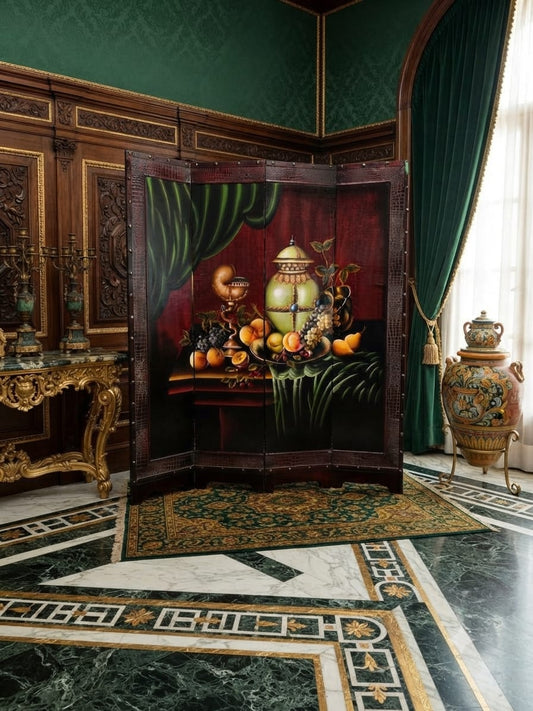 Biombo / Separador de Ambientes Pintado a Mano – Obra de Arte Funcional 🖌️🎨