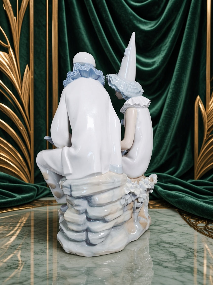 Pareja de Pierrot y Pierrette con Mandolina NAO by Lladro✨️🎭