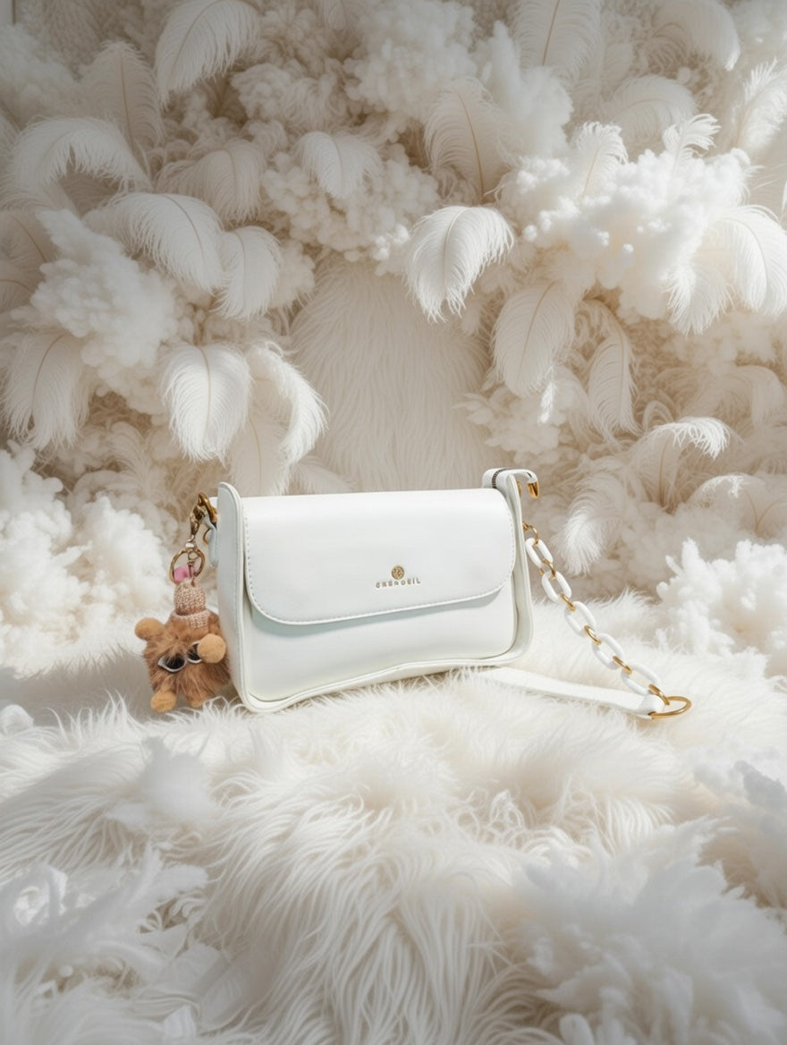 🕊️👜 Greenobil Blanca Bolso Para Dama – Pureza Atemporal y Distinción Femenina ✨🌸 L