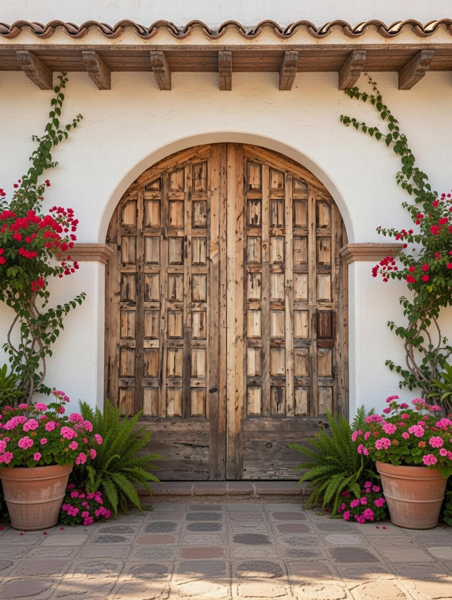 Puerta Rustica de Cedro Envejecido – Umbral de Nobleza y Permanencia