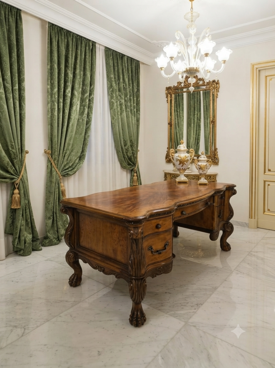 AICO Executive Desk – Michael Amini, Signature Series⚜️🏛️🌿