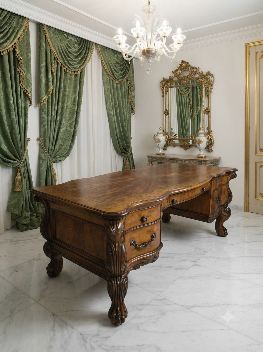AICO Executive Desk – Michael Amini, Signature Series⚜️🏛️🌿