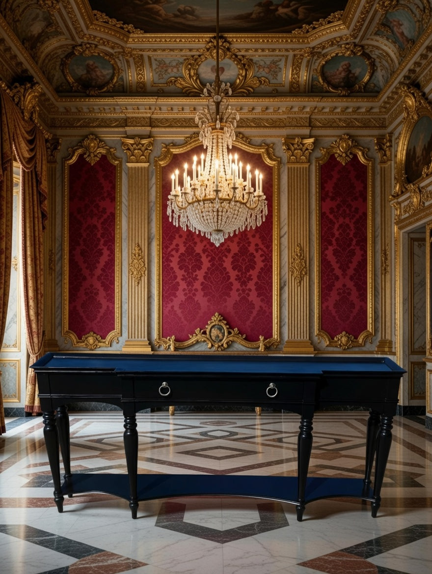 Grand Console Table in Espresso 2971-401 - Wooden Credenza🪞🕰️