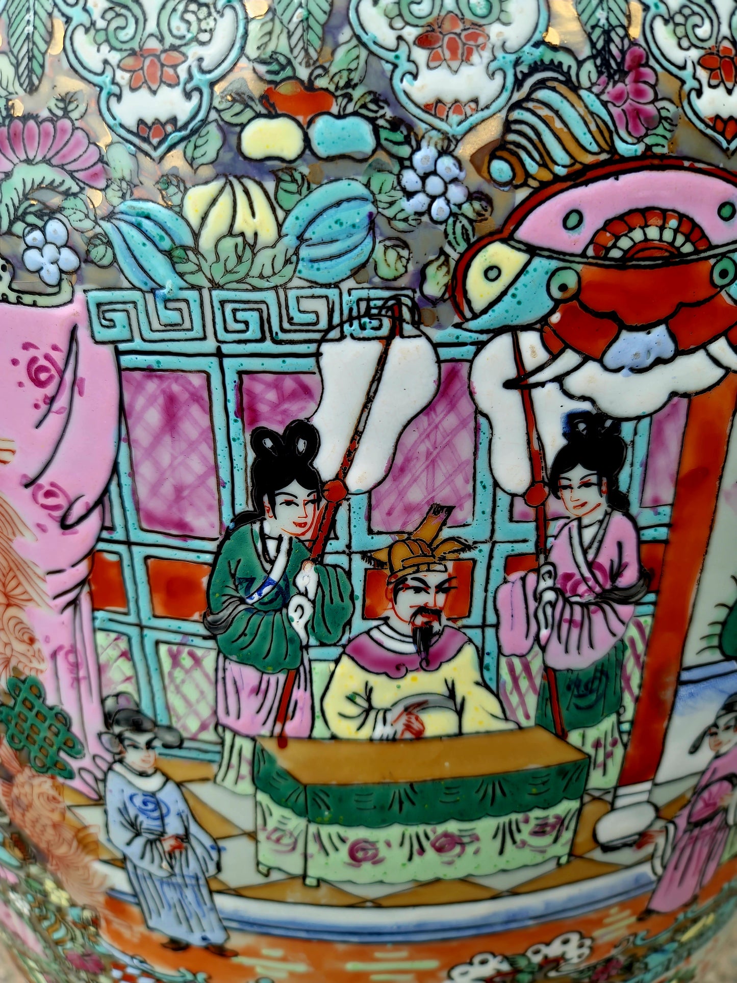 🎎🏮 🇨🇳¡Jarrones Chinos juego de 2 piezas - Calidad de museo Aproximadamente 250 años de antiguedad ! 🏮🎎🇨🇳