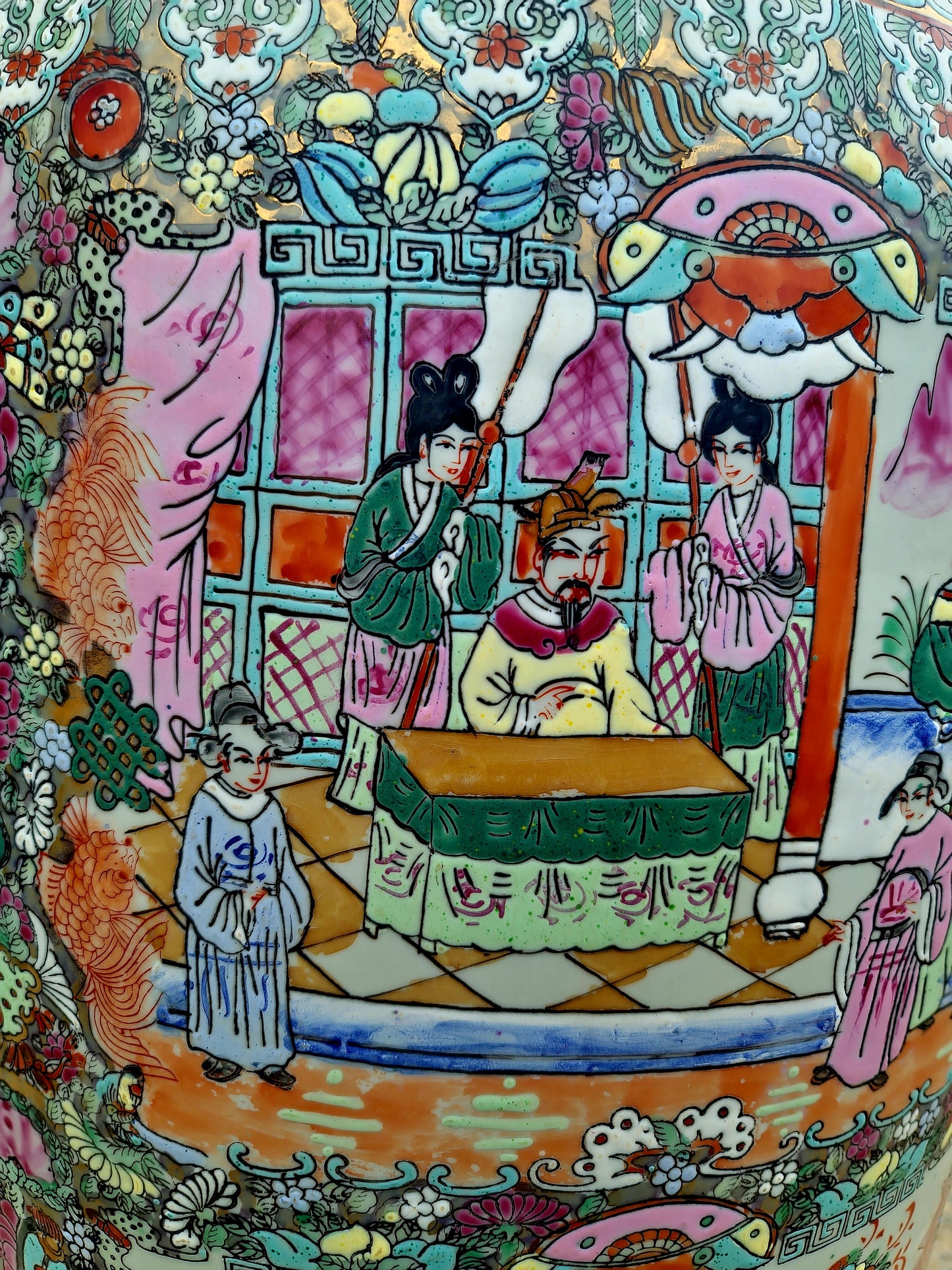 🎎🏮 🇨🇳¡Jarrones Chinos juego de 2 piezas - Calidad de museo Aproximadamente 250 años de antiguedad ! 🏮🎎🇨🇳