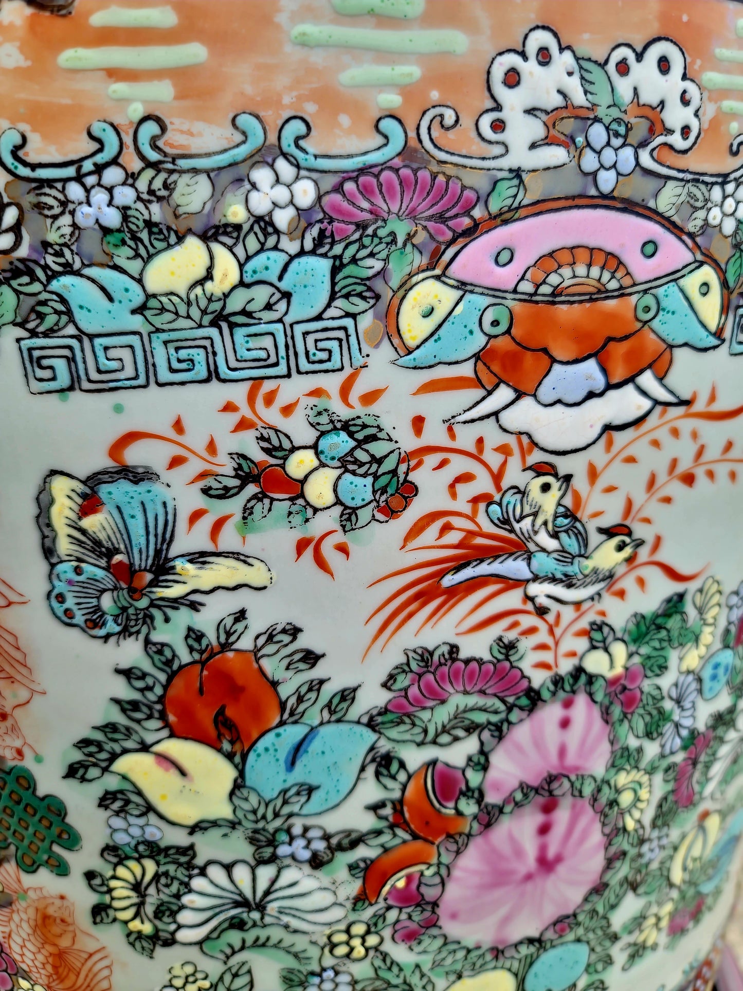 🎎🏮 🇨🇳¡Jarrones Chinos juego de 2 piezas - Calidad de museo Aproximadamente 250 años de antiguedad ! 🏮🎎🇨🇳