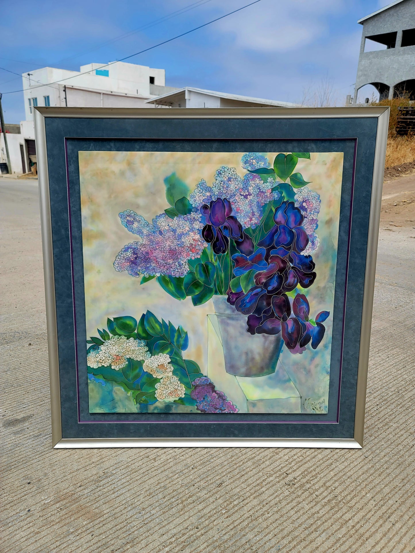 Cuadro Floral en Acuarela – Arte Original Firmado 🎨🌸