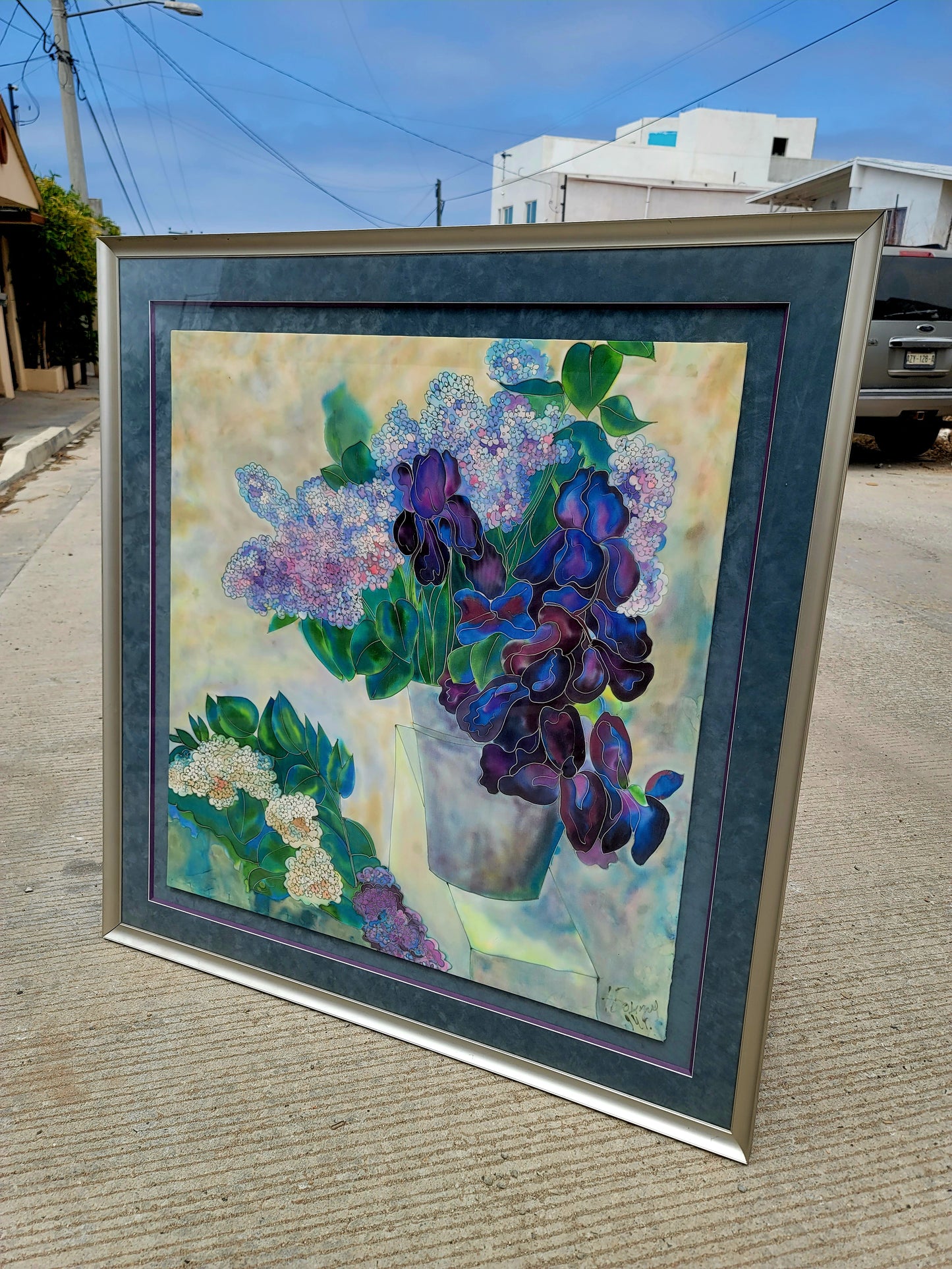 Cuadro Floral en Acuarela – Arte Original Firmado 🎨🌸