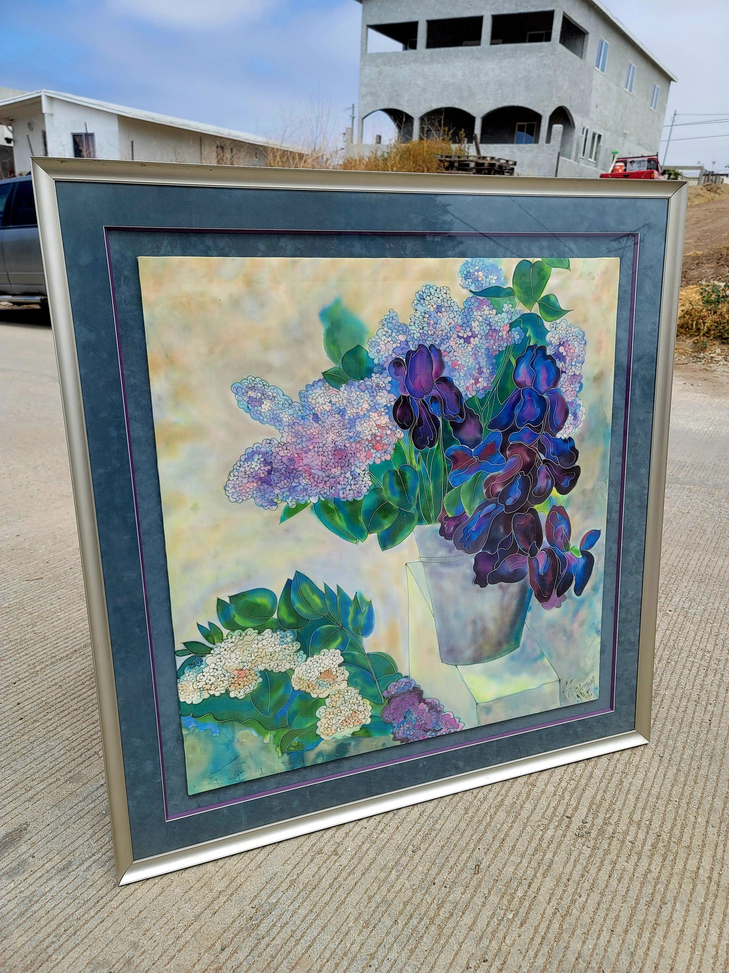 Cuadro Floral en Acuarela – Arte Original Firmado 🎨🌸