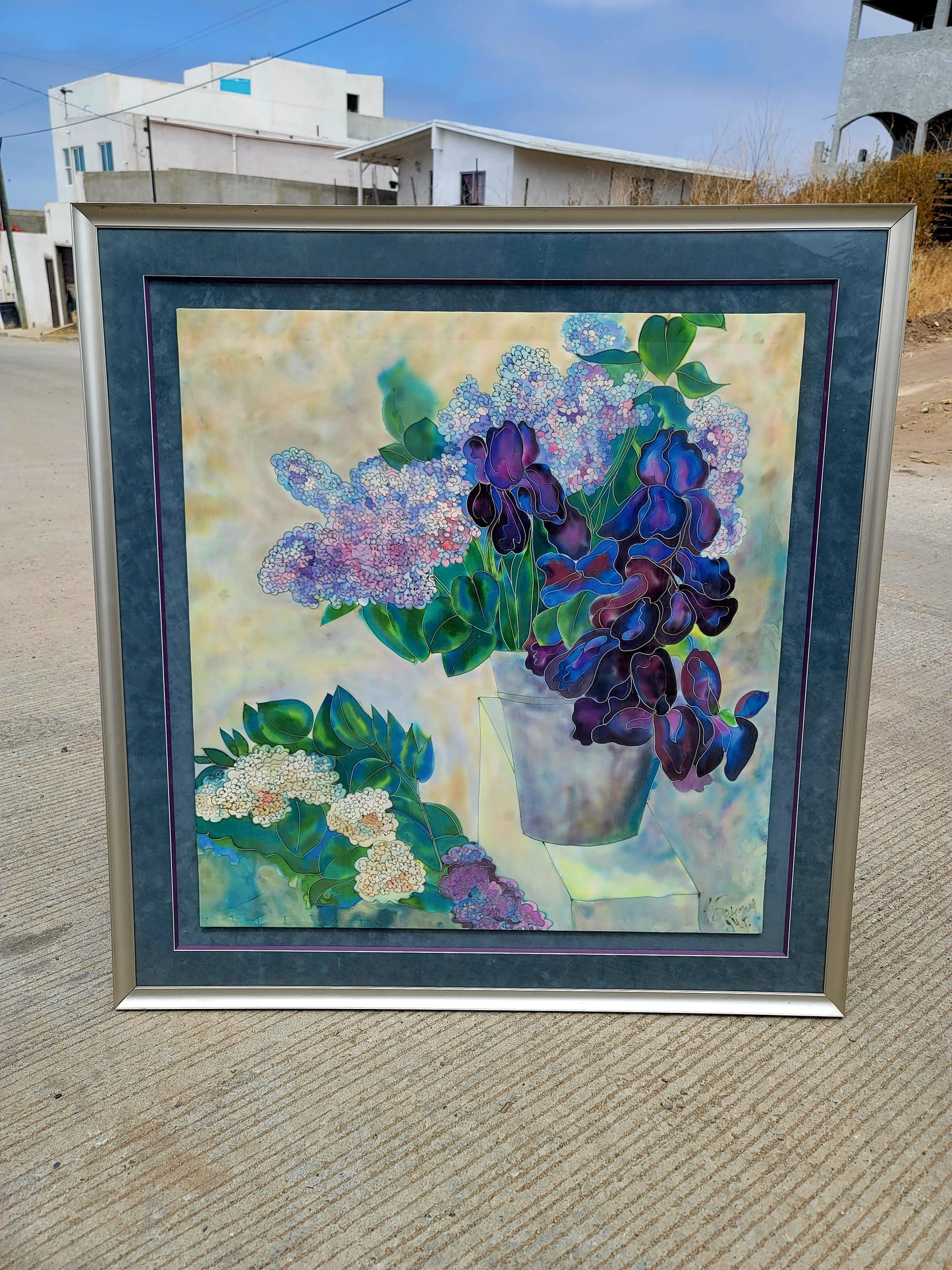 Cuadro Floral en Acuarela – Arte Original Firmado 🎨🌸