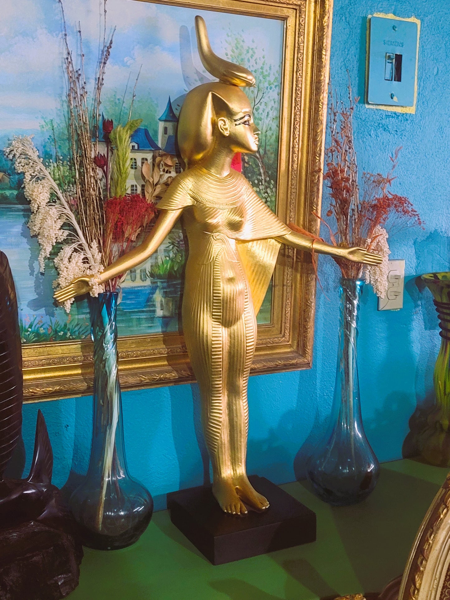 🔱Bronze Sculpture "Jeune Harpiste Arabique" by Louis Hottot - A Masterpiece for Sale🔱