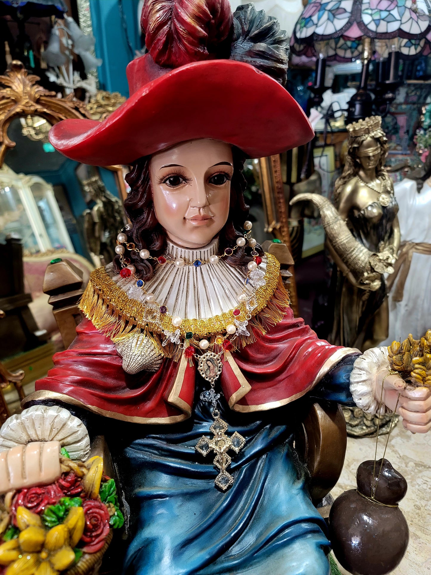 🗡️🪽Figura del Santo Niño de Atocha - Ornamentado🪽🗡️